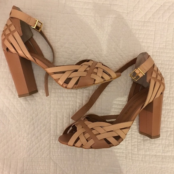 Raphaella Booz beige sandals heels - Picture 2 of 5